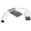 Mobile-Laden Adattatore audio stereo da 3,5mm compatibile con Oppo A5 Pro 5G, con cavo, ca.10,5cm, bianco
