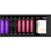 ISDT N8 Caricabatterie rapido con display LCD per 8 batterie ricaricabili; tipologie di batterie ricaricabili: NI-MH, NI-Cd, AA, AAA, Li-lon, LiHv LiFePO4, Eneloop, Panasonic, Varta, Ansmann
