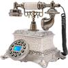 CHERIPOLI Telefono retrò con selettore in stile antico, una storica nostalgia vintage, telefono fisso, per decorazione domestica e ufficio