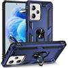 Verco Hybrid Armor Shield Case per Xiaomi Redmi Note 12 Pro Plus 5G Custodia, estremamente robusta con anello magnetico per Redmi Note 12 Pro + 5G, blu
