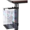 LZEXIN Supporto PC Sotto Scrivania,Capacità di Carico di 35 KG,Nero