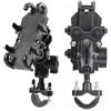 Bpjikxf Supporto Navigatore GPS Motocicletta Moto Supporto Per Telefono Per Manubrio Staffa GPS Antiurto Scooter Morsetto Universale Antivibrante Per Smartphone(Handlebar shock asb)