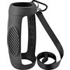 BeisDirect Custodia in Silicone per Altoparlante Bluetooth JBL Charge 5, Custodia Protettiva per il Trasporto con Custodia Antigraffio Portatile con Tracolla e Moschettone (Black)