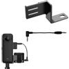 BeisDirect Espansione microfono per Insta360 X5/X4 Sport Camera Accessori, Supporto microfono Cold Shoe per Insta360 X5/X4 Supporto microfono con cavo adattatore