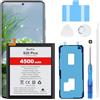 Beefix Batteria di ricambio per Samsung Galaxy S20 Plus, 4500mAh ad alta capacità per Galaxy S20 Plus(EB-BG985ABY) con strumenti di riparazione professionali