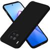 EASSGU Custodia per HUAWEI Nova 8i / HONOR 50 Lite (6.67 Inches), Cover Morbida in Silicone TPU - Nero