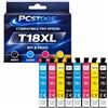 PcStore Cartucce Compatibili Epson 18XL Multipack (8 Pezzi: 2 Set Completi Nero + Ciano + Magenta + Giallo) per XP-30 XP-102 XP-202 XP-205 XP-212 XP-215 XP-225 XP-302 XP-305 XP-312 XP-315 XP-322