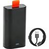 CHUNCAIL Batteria di ricambio per JBL PartyBox Club 120, batteria agli ioni di litio da 200 mAh, interfaccia USB con cavo dati, nero