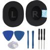 kwinfei Cuscinetti Auricolari di Ricambio con Gel Raffreddante Compatibili con Cuffie LG G930 G933 G935 G633 G533 G432 G231 G233, Padiglioni Ergonomici per Cuffie Gaming Comodi e Traspiranti