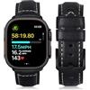 HUAFIY Compatibile Cinturino iWatch 41mm 40mm 38mm, Pelle Nero per Donna Uomo per iwatch SE Serie 8/7/6/5/4/3/2 (38mm40mm41mm, fibbia nera nera)
