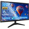 ERCGWOP - Monitor touchscreen da 22 pollici FHD 1920 x 1080P IPS PC, display touch a 10 punti con porte USB HDMI VGA, altoparlanti integrati, montaggio VESA