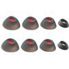 BeisDirect 4 paia di gommini per auricolari JBL Tune Flex, in silicone, accessori per cuffie Bluetooth, colore nero
