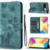 LSPCASA Custodia con Google Pixel 10/Pixel 9 6.3 pollice Premium Pelle PU Flip Protettiva Cover Con Slot Per Schede e Funzione Supporto Custodia Cover Portafoglio con Google Pixel 10/Pixel 9 Verde