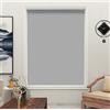 forever speed Tende avvolgibili termiche da 160x70 cm per finestre e porte, sistema di fissaggio a clip senza fori, colore grigio