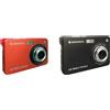 AgfaPhoto Compact DC5100, 18 MP, risoluzione 4896 x 3672 pixel, sensore CMOS, registrazione video HD, peso 90 grammi, colore nero