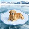 RIOGOO Tappetino Rinfrescante per Cani e Gatti, Lavabile in Lavatrice, Tessuto Rinfrescante con Tecnologia Sense of Cold, 100% Filato Rinfrescante, 76x101cm, Seashell style Large