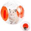 Wuzdy Palla Del Criceto, Palla Di Esercizio Del Criceto, Palla Per Criceti Per Piccoli Animali, Sfera Per Esercizio Per Criceti, Palla Per Criceto, Plastica, Per Roditori e Roditori (12 Cm, Arancia)