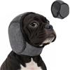 BAHME 1 Pcs Paraorecchie per Cani,Scaldaorecchie per Cani e Collo con Cancellazione del Rumore Protezione, Scaldacollo e Orecchie per Alleviare l'ansia e Calmante, Mantenere al Caldo(S)