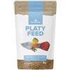 NatureHolic PlatyFeed, mangime per platy, granuli morbidi, 30 g | Granuli da 0,7-1 mm con spinaci, spirulina e chlorella, arricchiti da ingredienti di origine animale.