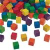 Baker Ross VC200 Mini cubi di legno colorati - Confezione da 72, Piccoli cubi colorati per l'artigianato