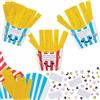 Baker Ross VC131 Kit di biglietti d'auguri personalizzati con patatine fritte - Confezione da 6, biglietti divertenti a tema patatine fritte