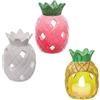 Baker Ross VC153 Portacandele in ceramica a forma di ananas - Confezione da 2, Portacandele a forma di ananas da verniciare