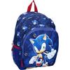 mybagstory Zaino da bambino Sonic Still Unstoppable | Zaino da scuola blu per bambini dai 5 anni | ideale scuola elementare, asilo e tempo libero | Dimensioni 35 x 27 x 18 cm