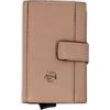 PIQUADRO Circle Compact Wallet With Single Slider RFID Pink - White