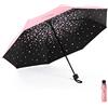 Meiyijia Ombrello compatto e pieghevole, protezione UV, portatile di Voy, Lady Ombrello - Rosa - motivo fiori di ciliegio, apertura 96 cm, 96cm