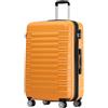 Boleedy Valigia Cabina 55x20x35 cm in ABS Rigido Leggero, Trolley con 4 Roulettes 360°, Bagaglio a Mano Ideale per Viaggio e Business & Leisure