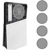 BeisDirect 4 pezzi Host rete di protezione antipolvere per console PS5 Pro PS5 Pro, filtro antipolvere interno antipolvere per console PS5 Pro Digital Edition & Disc Edition (cerchi)