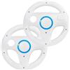DOYO 2 Pack Volante Wii - Wii Racing Controller - Volante Mario Kart Racing Game per telecomando Wii Controller, bianco