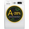 WHIRLPOOL FFB 848 BSV IT LAVATRICE, Caricamento frontale, 8 kg, 14 programmi, Profondità 63 cm, Giri 1400 rpm, Bianco, livello rumorosità centrifuga 78 dB(A), Classe A