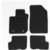 Mats4all Set di tappetini auto Compatibile con Dacia Sandero 2013-2021 | Antiscivolo | Con rinforzo | 4 pezzi | Tappetini per auto | Set di tappetini