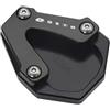 WFDIKWZL Cavalletti Laterale Estensione Cuscino Cavalletto Laterale Per Moto, Estensione Del Pedale Per QJMOTOR QJ SRT500 SRT700, Piastra Di Estensione Ingrandita