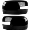 HXVGEGKPYK Calotte Specchietti Per Jeep Per Renegade 2016 2017 2018 2019 2020 2021 Accessori Copertura Specchietto Retrovisore Sinistro E Destro Nero Copri Toretrovisore(Black pair)