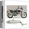MOTOTOPGUN arrow 72605PD scarico omologato paris dacar inox compatibile con honda xrv 750 africa twin 1993 1994 1995 mototopgun