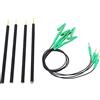 Tbest Sonde Telaio BDM, 4 Pz/set Penne Sonda LED BDM Perni Telaio con Cavo di Collegamento Sostituzione per Scheda ECU KTAG/KESS