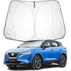 BIXUAN Parasole compatibile con Nissan Qashqai J12 2024 2021-2023 2024 2025 Renault Austral Parabrezza per Auto Parabrezza Anteriore Copertura Antivento per Bloccare la Copertura UV