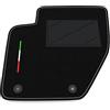 Somer Car Tappetino Auto SOLO LATO GUIDA 1pz compatibile con Volvo V40 2012-2025 | 1 tappeto su misura in moquette, bandiera Italia