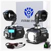 Future Eyes Fari Supplementari Moto 6000LM 60W, Future Eyes Luci LED Omologate ECE E-Mark E57, Fari Antinebbia IP67, Fari Aggiuntivi per Moto, Luci LED Potenti Antiabbagliamento 360°