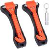 Sewokon Martello di emergenza 2 in 1 per tagliacolpi auto, martello di emergenza, martello di sicurezza con coltello da cintura, strumenti di salvataggio di emergenza sono indispensabili, per portare