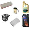 AOQ ORIGINAL QUALITY AOQ - KIT TAGLIANDO 4 FILTRI COMPATIBILE CON CITROEN C3 I 1.4 HDI 16v 1.6 HDI 16v C3 Picasso 1.6 HDI 16v, C4 I, PEU.206-307-308 I 1.6 HDI 16v + 4 lt.olio 5w40