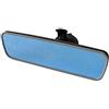 BININBOX Specchietto Retrovisore Universale per Auto e Camion Antiriflesso Clip panoramico per Specchio Retrovisore Interno a Angolo Largo (Specchio Blu/Bordo-Grigio&Nero)
