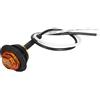 C-FUNN Rimorchio delle Lampade degli Indicatori di Direzione Laterali del Mini LED Rotondo Ambra 12V di 10Pcs