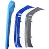 BizTech Inserti per griglia a clip compatibili con BMW Serie 1 — rifinitura decorativa per griglia a reni, set da 3 pezzi (F20/F21 2015-2019 9-raggi)