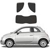Generico Compatibile con Fiat 500 e 500 Abarth dal 2007 ad Oggi Pellicole Oscuramento Vetri Auto Pre Tagliate a Misura LOLLOMOTO (50% Molto Chiara)