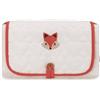 SONARIN Carino Portatile Fasciatoio,Fasciatoio da Viaggio per Bambini Impermeabile Pieghevole Tappetino per Cambio Pannolino Borsa Fasciatoio Leggero con Tasca per Neonati(Volpe)