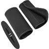 Your Day Mate Clip a raffica con set di protezioni per cinture, confezione da 3 pezzi, in nero, per sistemi di cinture per seggioloni, copertura in morbido neoprene