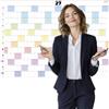 PACKLIST Calendario 2027 da muro by PACKLIST® - Calendario da Parete 2027 Grande, Planner XXL Formato Poster DIN A1 (84x60 cm), Design Colorato Internazionale, Calendario Annuale 2027 da Muro